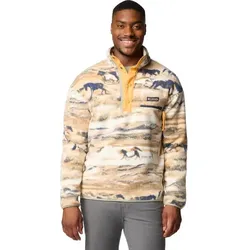 Columbia Helvetia II Printed Half Snap Fleece lemon wash roaming (758) S