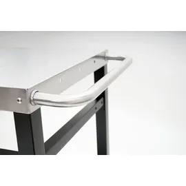 BBQ-Toro Beistelltisch 85 x 50 x 81 cm Stahl schwarz