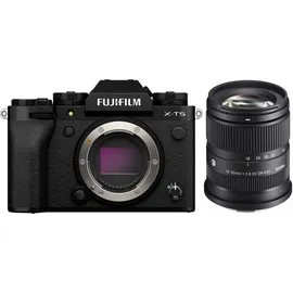 Fujifilm X-T5 Gehäuse schwarz + Netzteil + USB-Kabel + Akku