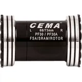 Cema PF30 Interlock FSA386/Rotor3D+(30mm)Ker-Schwarz EINHEITSGRÖSSE