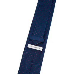 Krawatte ETERNA, Herren, Gr. One Size, blau (dunkelblau), Seide, klassisch, Krawatten
