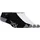 Asics Light Run Socken 2er Pack Grau/Schwarz/Weiß
