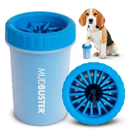 Dexas MudBuster Pfotenreiniger für Hunde, Größe M, Hellblau (Pro Blue)