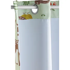 OTTO home Lüttenhütt Waldtiere 130x175cm grün