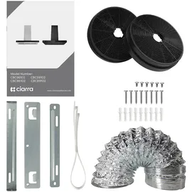 Ciarra A+++ 650 m3/h Dunstabzugshaube 90cm Wandhaube WIFI +APP & Touch Control VMB9102