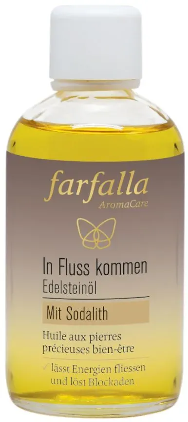 Farfalla Edelsteinöl In Fluss kommen Bio 100ml