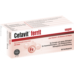 Cefavit ferrit Hartkapseln 60 St
