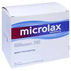 Microlax Rektallösung Klistiere - Reimport 50X5 ml