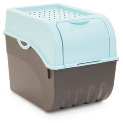 Novaliv Vorratsdose Kartoffelbox, Gemüsebox, Kartoffelkiste, 1x Gemüsebox 9L türkis, (Spar-Set, 1-tlg), Hält das Gemüse länger frisch blau 9000 ml