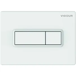 Vigour TEES WC-Betätigungsplatte für 2-mengenspülung, weiß