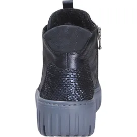 WALDLÄUFER H-Livia Schnürstiefel Blau - 41.5 EU Weit