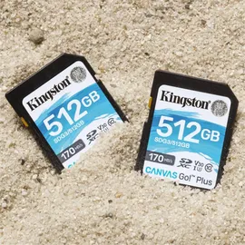 Kingston SDXC Canvas Go! Plus 512GB Class 10 UHS-I V30