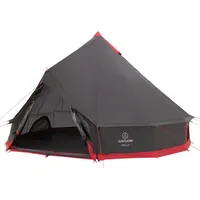 Justcamp Bell 8 Tipi Zelt für Gruppen, Familien Grau