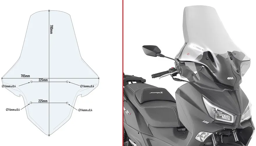 GIVI Windschild
