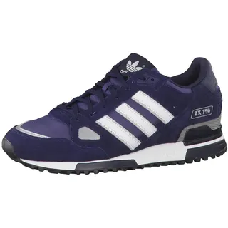 adidas ZX 750 Unisex-Erwachsene Sneakers, Blau (New Navy Ftw/White/Dark Navy), 46 EU (11 Herren UK) - 46 EU