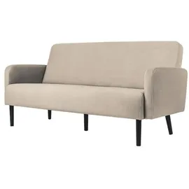 MEET powered by PAPERFLOW 3-Sitzer Sofa LISBOA elfenbein schwarz Stoff 176,0 x 81,5 x 83,0 cm, 1 St.