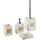 Beliani Kourou Badaccessoires Set 4-teilig Beige
