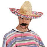 Widmann Mexikanischer Sombrero mehrfarbig 52 cm