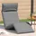 vidaXL Sonnenliege 175 x 54 x 8,5 cm Grau