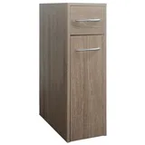 Hti-Living Mehrzweckschrank schmal Thekla Sonoma