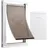 Vevor Hundeklappe 346,1 x 600 mm Weiß XL