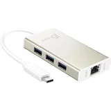 j5create USB-C Multi-Adapter Gigabit Ethernet, USB 3.0 Hub