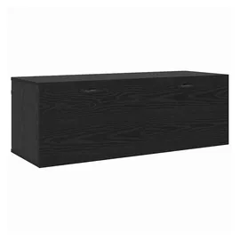 vidaXL Wandschrank Schwarz Eichen-Optik 100 x 36,5 x 35 cm