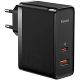 Baseus 100W GaN5 Pro Fast Charger (100 W, 2 Ports), USB Ladegerät, Schwarz
