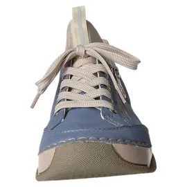 Rieker 45973 Damen Slip-On Sneaker Blau 39