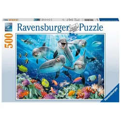 Puzzle Ravensburger Delfine im Korallenriff 500 Teile