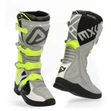 Acerbis X-Team Stiefel - Grau/Neon-Gelb - 44 EU