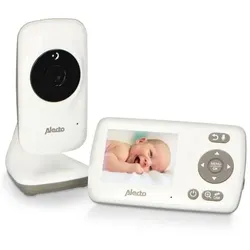 Alecto Babyphone mit Kamera und 2,4 Zoll Farbdisplay, weiß/taup