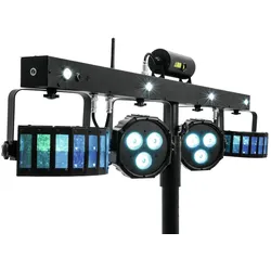 Eurolite LED KLS Laser Bar FX-Lichtset 2x Derbys + 2x Spots + 4x Strobe LEDs + Laser