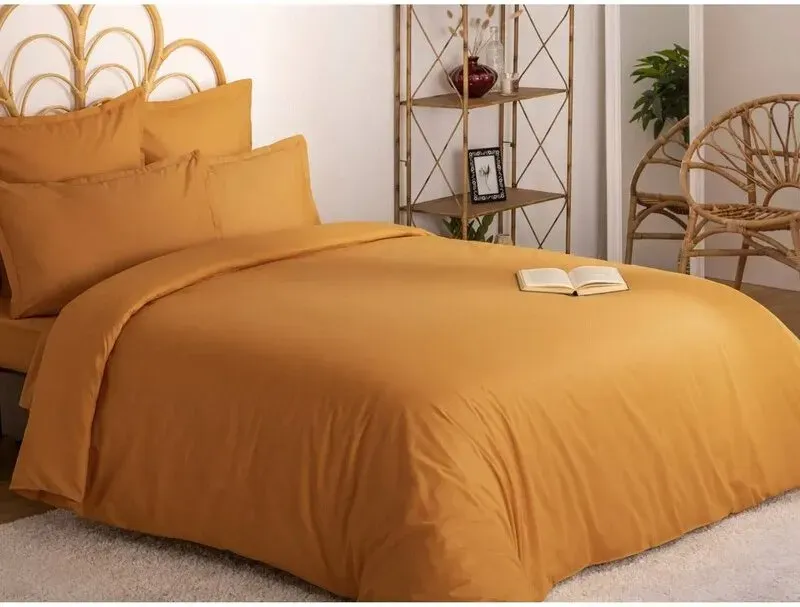Drap Plat Moutarde 240x290