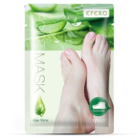 XUEJIAN 1 Paar Aloe Vera Fußmaske Socken Peeling für Fußmaske Scrub Peeling Socken für Pediküre Anti Riss Ferse Entfernen Haut Fußpflaster Entferner Kallus Abgestorbene Haut Schwielen Nagelhaut