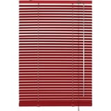 GARDINIA Jalousie Alu-Jalousie Jalousette Jalousien Alujalousie Rollo Plissee Aluminium, freihängend, Sichtschutz, Lichtschutz, Blendschutz, Wand- und Deckenmontage rot 90 cm x 240 cm