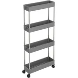 Songmics Nischenwagen grau 40,0 x 12,5 x 88,0 cm
