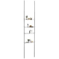 Idimex Duschregal Chrom, Metall, Mode, 59x250x16 cm, Badezimmer, Baden
