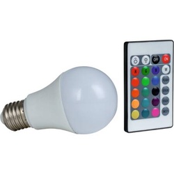 7,5W LED Leuchtmittel E27 RGB+WW 535lm farbwechsel + warmweiß EEK F [A-G]