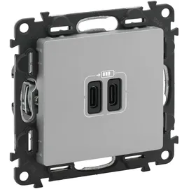 Legrand USB-Steckdose 5 St. Grau