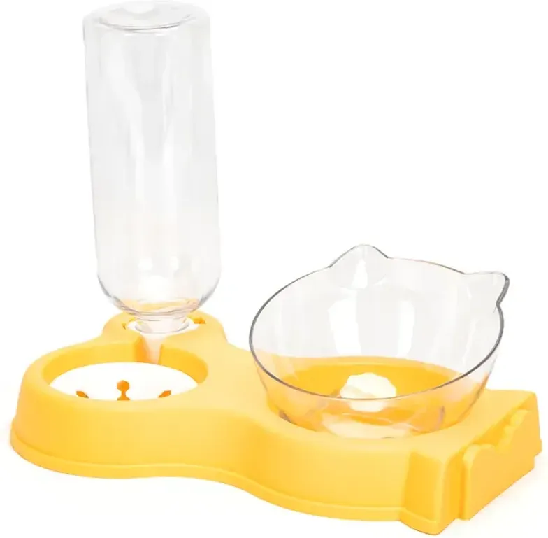 2-in-1 Katzenfutter- und Wassernapf-Set