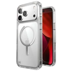Speck iPhone 17 Pro Max Clear Case mit MagSafe silber