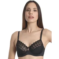 SASSA Damen 24350, Gr. 75D, (Farbe 500 black) Bügel-BH,