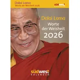 Suedwest Verlag Dalai Lama - Worte der Weisheit 2026 - Tagesabreißkalender zum Aufstellen oder Aufhängen