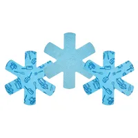 KitchenCraft Pfannenschutz, 38 cm Polyester blau 3 Stück