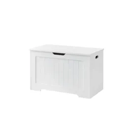Möbel Kraft Truhenbank Weiß 76 x 48 x 40 cm