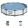 BESTWAY Steel Pro Max Frame Pool Set 366 x 76 cm lichtgrau inkl. Filterpumpe