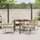 vidaXL Garten Essgruppe 5-tlg. Beige