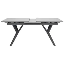 bene living Ausziehtisch Valor 160-210 x 90 x 76 cm Light Grey