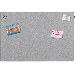 Legamaster Pinnwand BOARD-UP Akustik 75,0 x 100,0 cm Textil grau